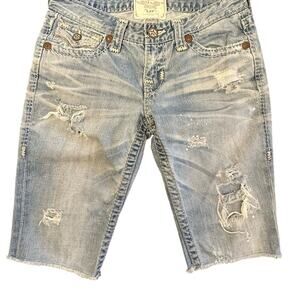 Big Star Liv Distressed Denim shorts- Like New
